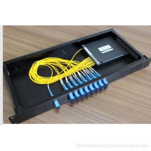 Rack Mount 10G Media Converter , 4 / 8 / 16 Channel CWDM MUX